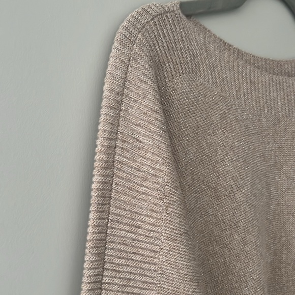 Talbots Bateau Shimmer Dolman Sleeve Sweater L - Picture 5 of 8